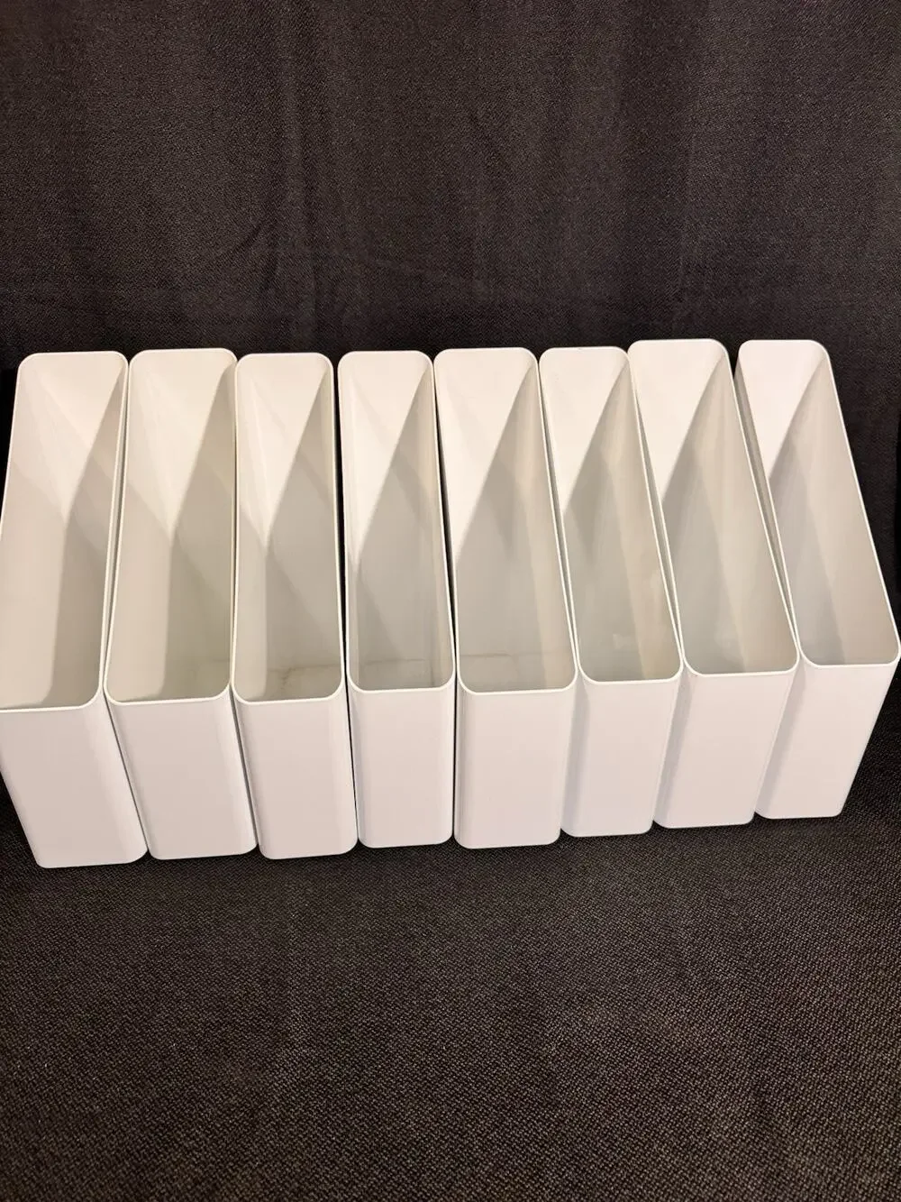 KEA PLUGGIS Storage Organizer Bin Lot of 8 White Marcus Arvonen Germany
